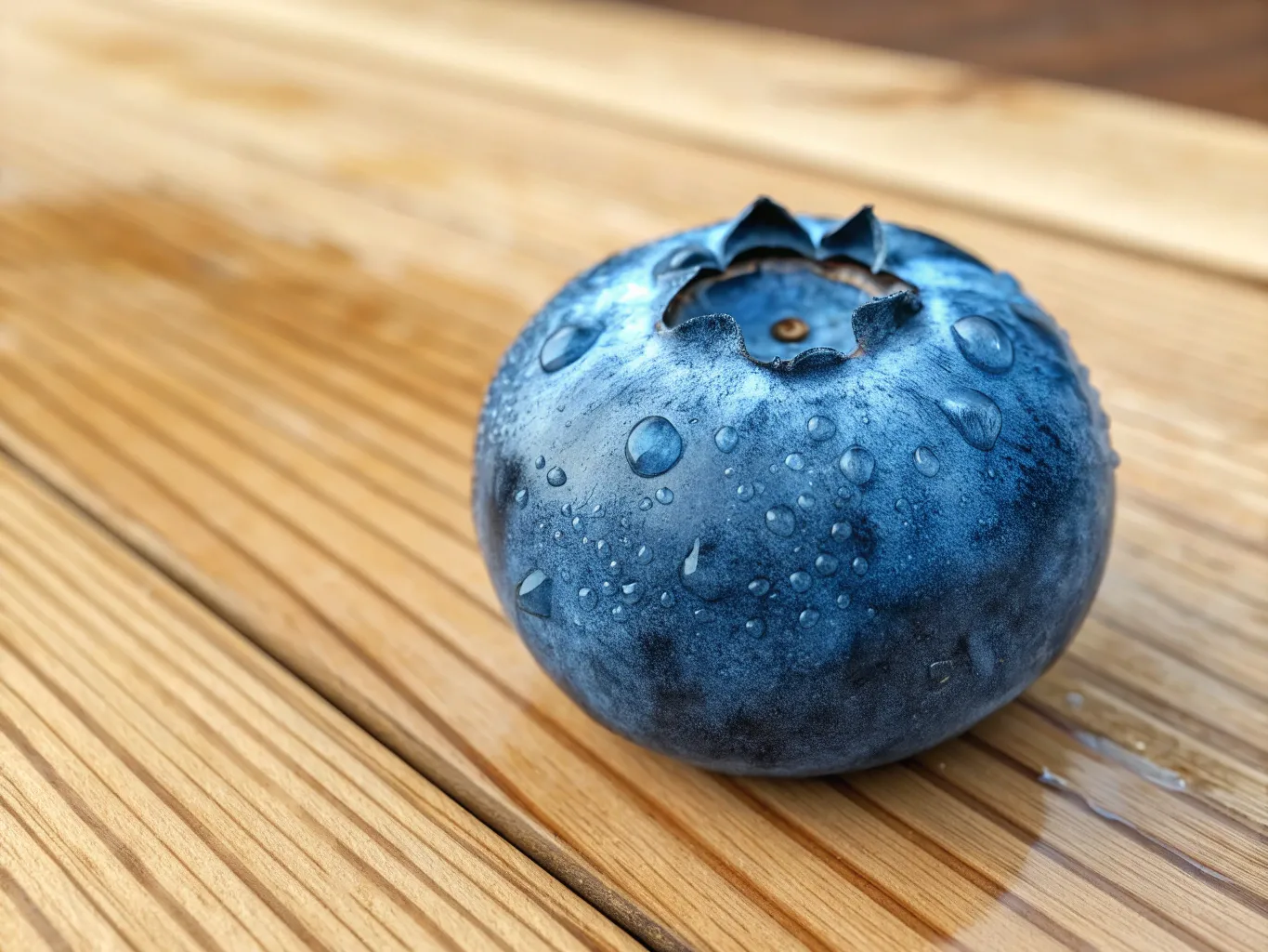 Mustikka lähikuvassa